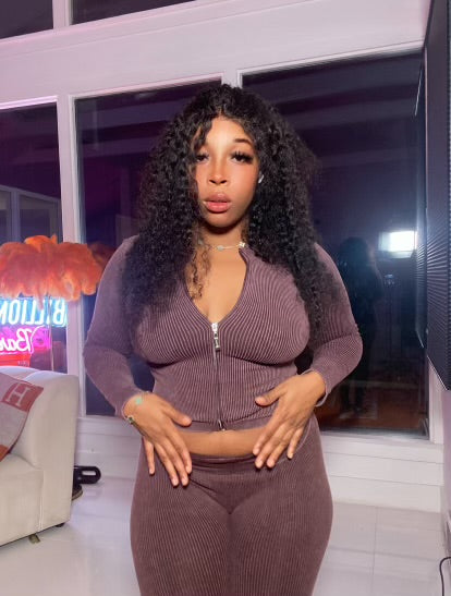 “No Chill” Mocha Matching Set