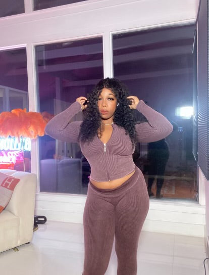 “No Chill” Mocha Matching Set