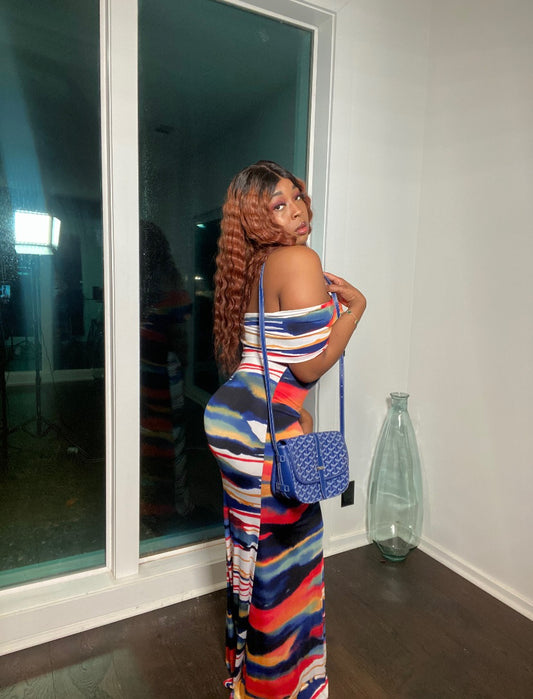 “Miami Mami” Off the Sholder Sundress